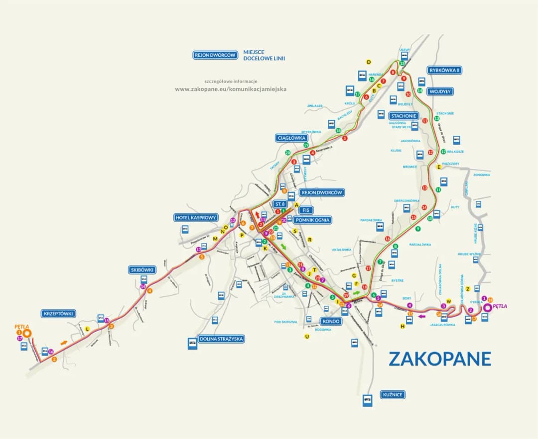 Gdzie w Zakopanem odjeżdżają autobusy? Sprawdź kluczowe przystanki